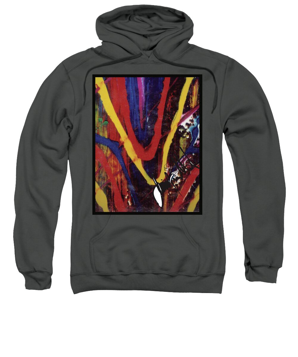  Sweatshirt featuring the digital art V by Jimmy Williams