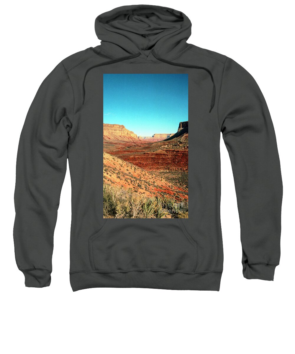 Desert Sweatshirt featuring the photograph View from the Hilltop by Kathy McClure