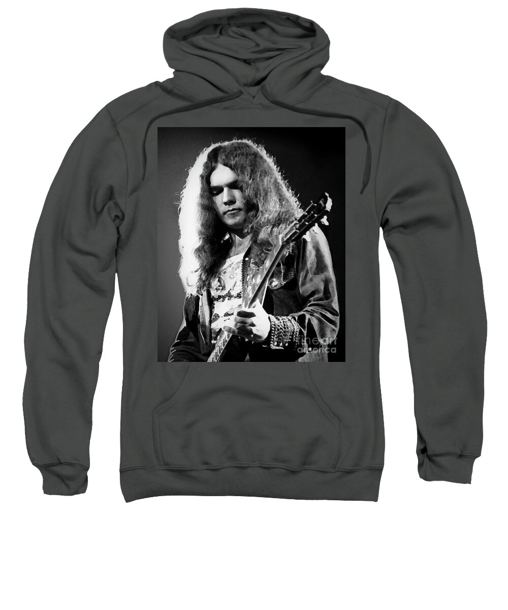 Gary Sweatshirt featuring the photograph Vintage Gary Rossington by Billy Knight