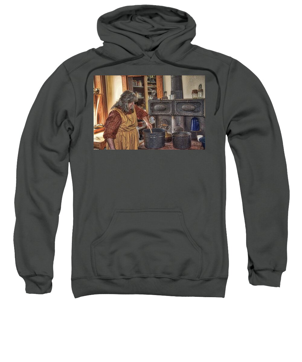  Sweatshirt featuring the photograph What's cookin'? by Jack Wilson