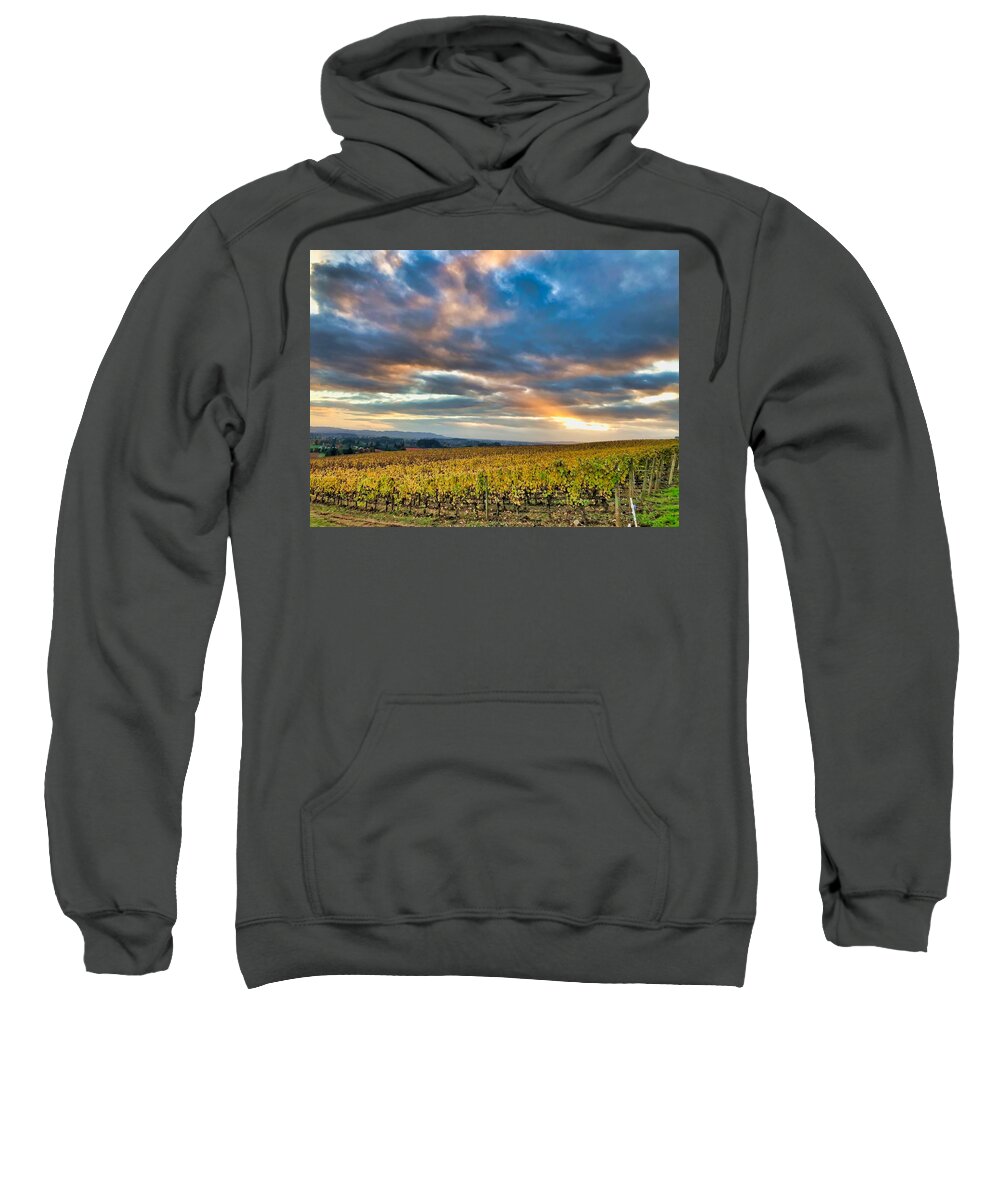 Willamette Sweatshirt featuring the photograph Willamette Valley in Fall by Brian Eberly