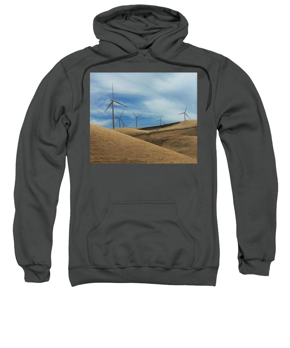 Windmills Sweatshirt featuring the photograph Windmills by FD Graham