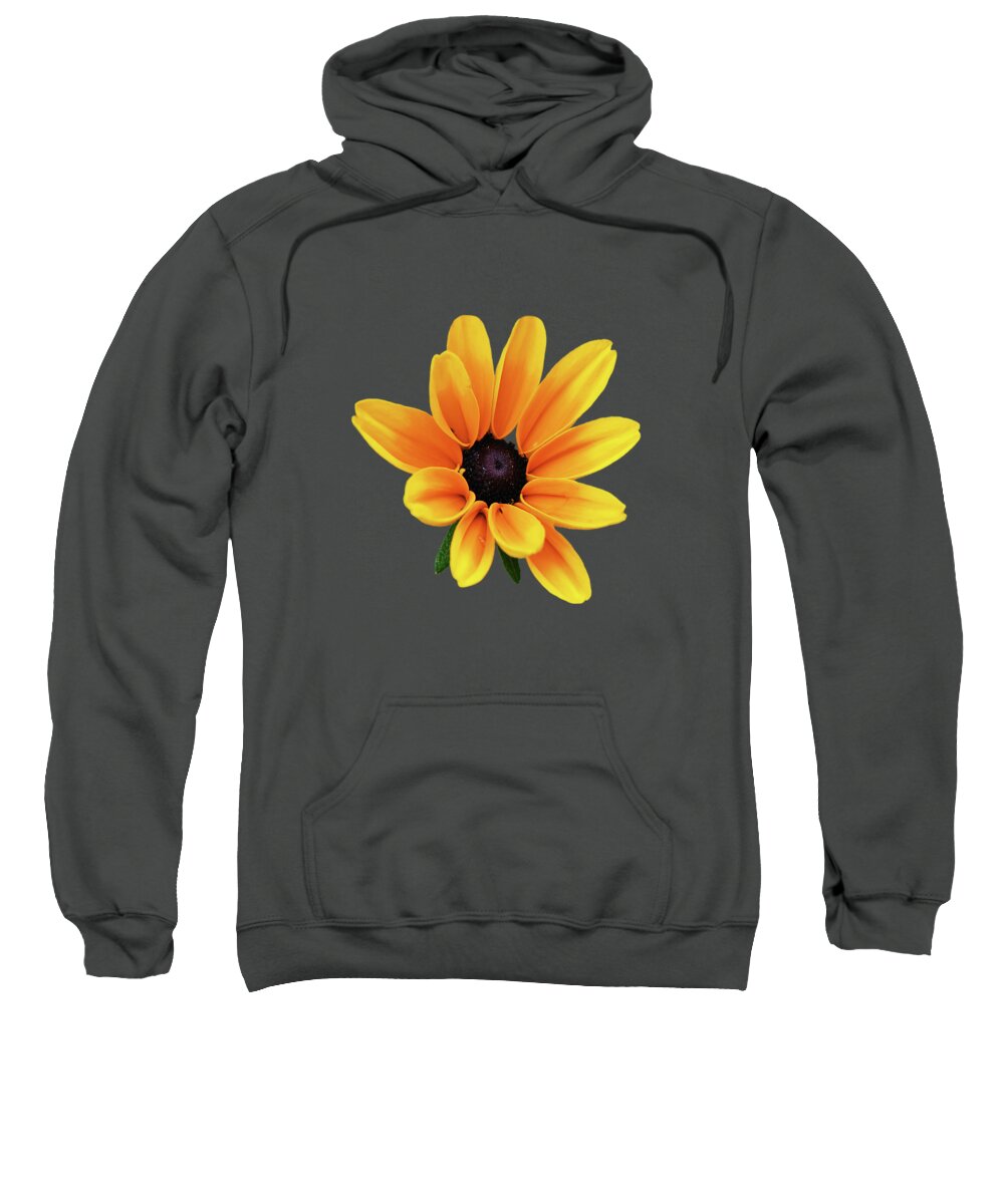 Yellow Flowers Sweatshirt featuring the photograph Yellow Flower Black Eyed Susan by Christina Rollo