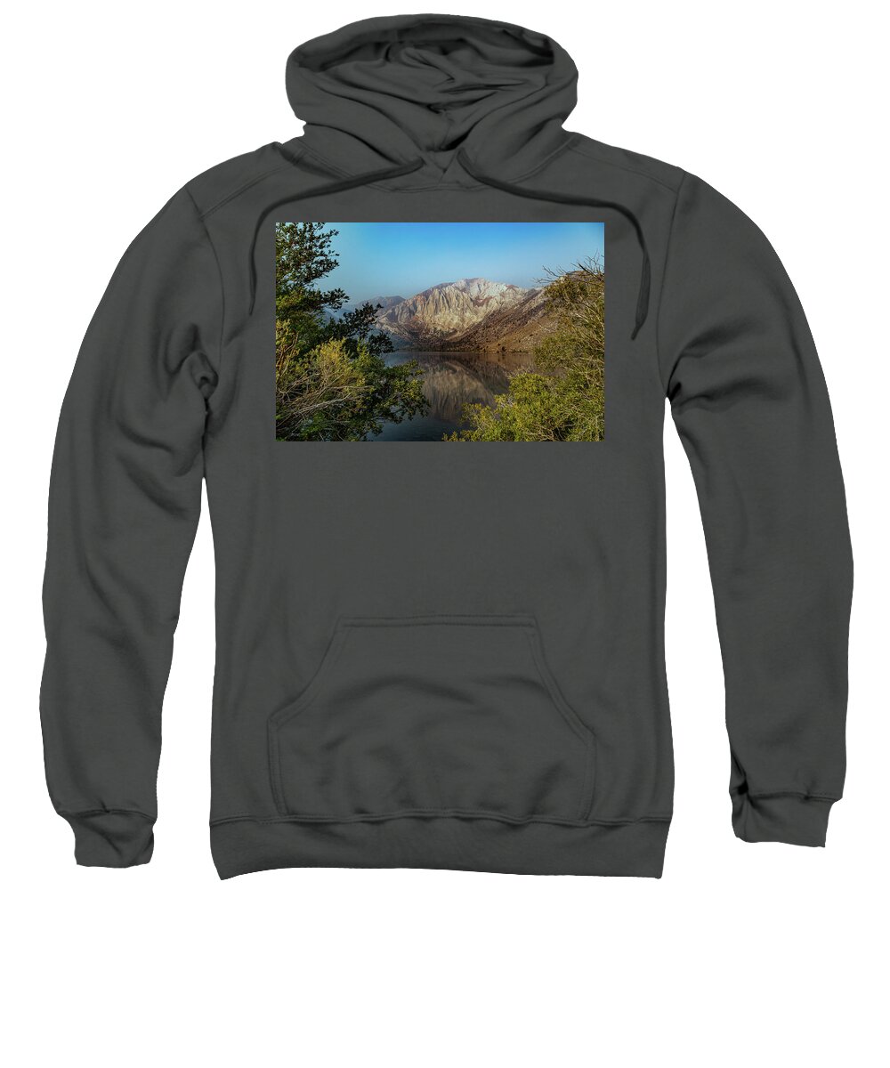 Convict Lake Sweatshirt featuring the photograph Convict Lake 2 by Cindy Robinson