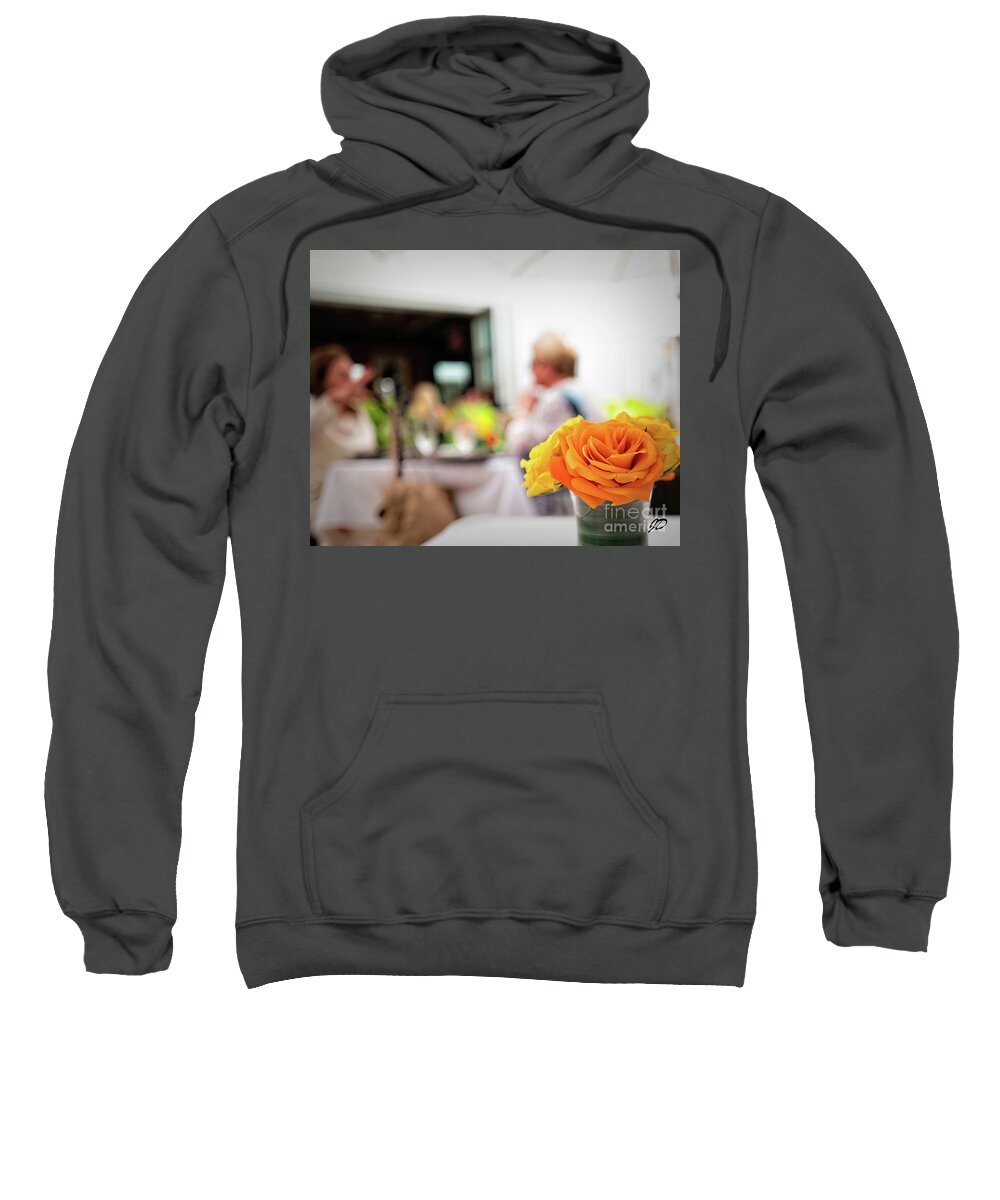 Flowers Sweatshirt featuring the photograph Ladies Lunch #1 by Jan Daniels