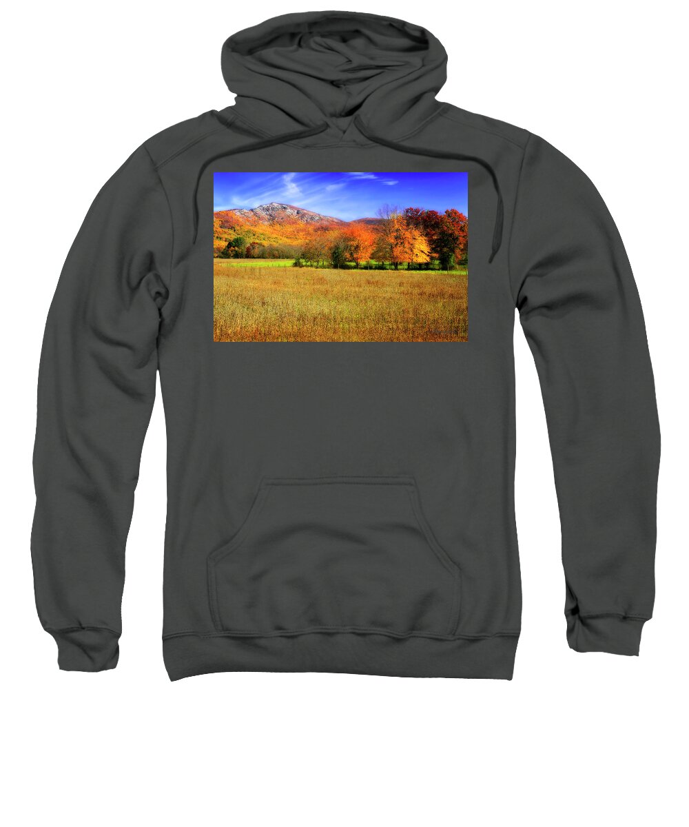 Photo Sweatshirt featuring the photograph Old Rag Mountain -2 #1 by Alan Hausenflock