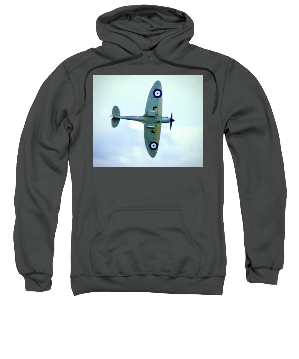 Spitfire Sweatshirt featuring the photograph Spitfire EB-Z by Gordon James