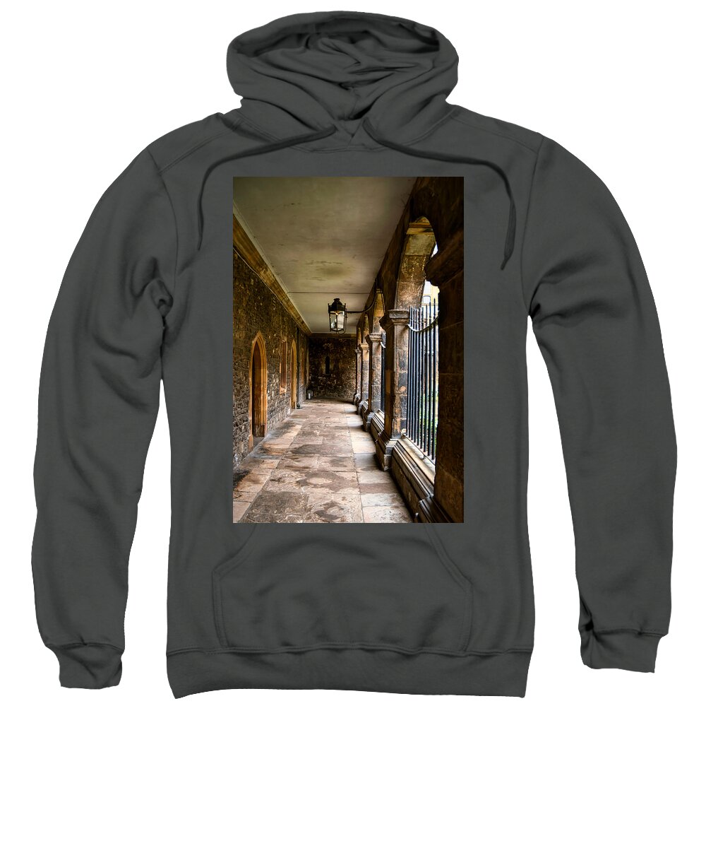 Westminster Abbey Sweatshirt featuring the photograph The Cloister #2 by Raymond Hill