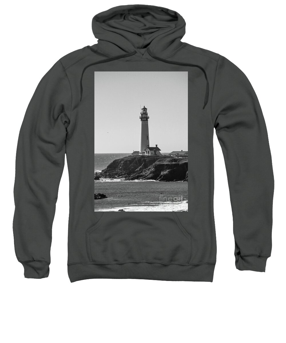 Lighthouse Sweatshirt featuring the photograph Pigeon Point Lighthouse #4 by Kimberly Blom-Roemer