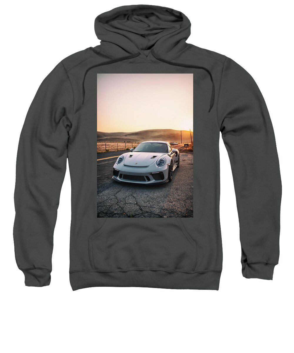 Cars Sweatshirt featuring the photograph #Porsche #911 #GT3RS #Print #61 by ItzKirb Photography
