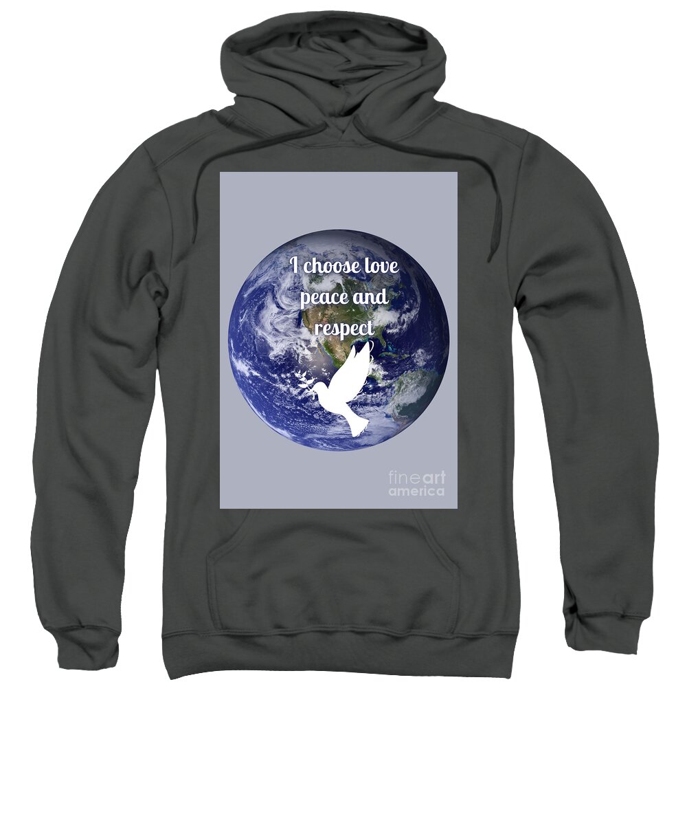 Fineartamerica Sweatshirt featuring the digital art Earth #7 by Yvonne Padmos
