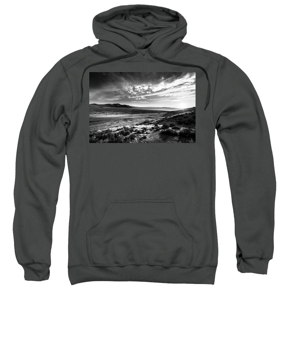 Utah Sweatshirt featuring the photograph Antelope Island by Mark Gomez