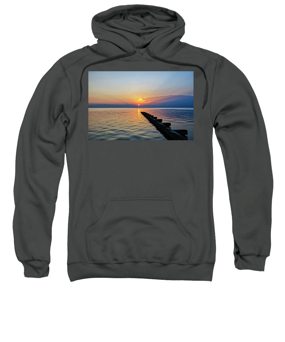 Sunrise Sweatshirt featuring the photograph Aransas Bay Sunrise by Ty Husak