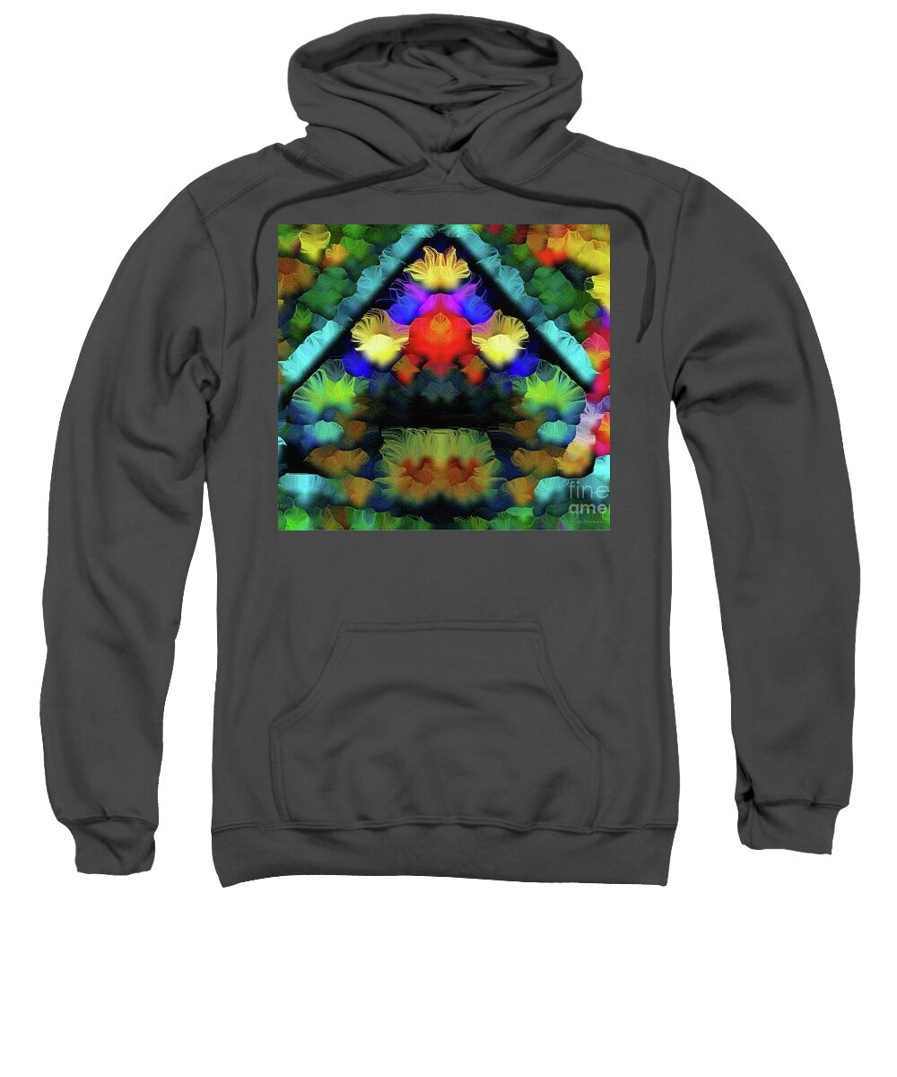 Architecture Sweatshirt featuring the painting Architecture for a Brand New Beginning by Aberjhani