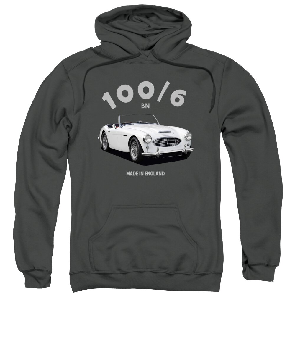 Austin Healey 100 Sweatshirt featuring the photograph Austin Healey 100 by Mark Rogan