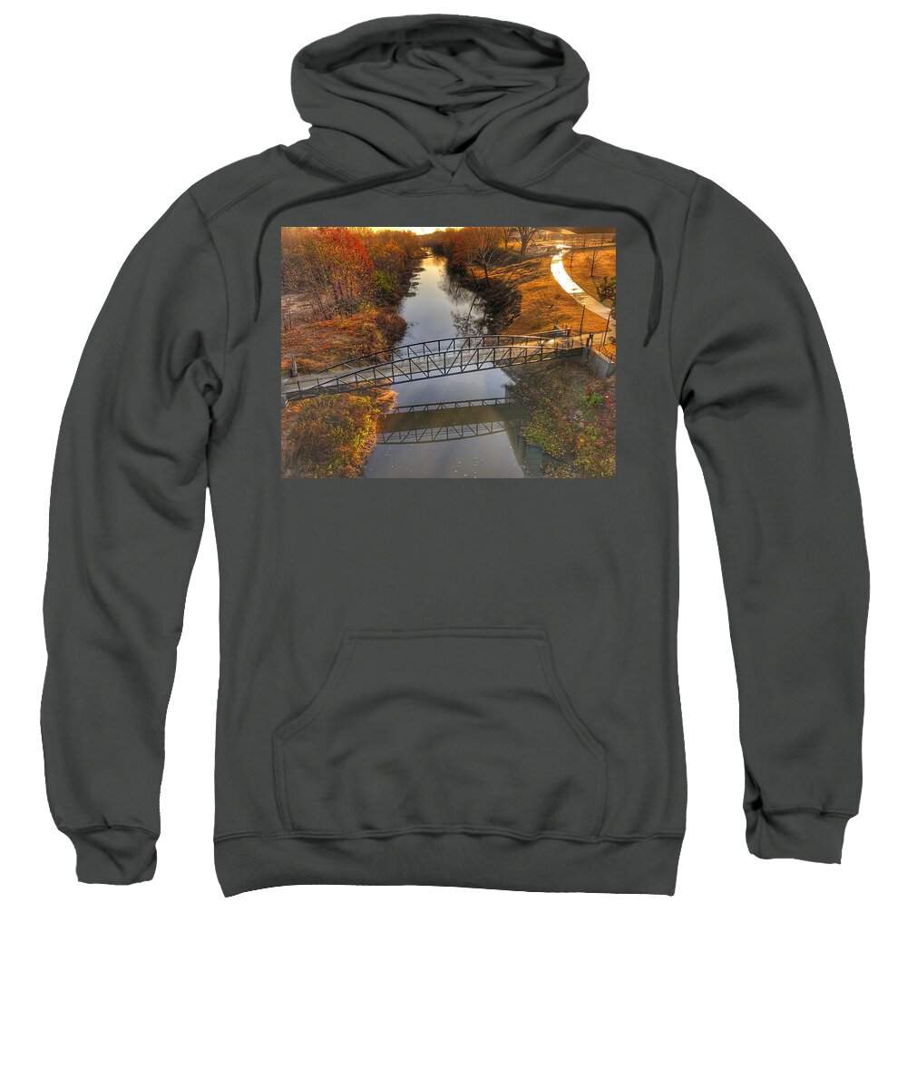 Nature Sweatshirt featuring the photograph Autumn In the South by Michael Dean Shelton