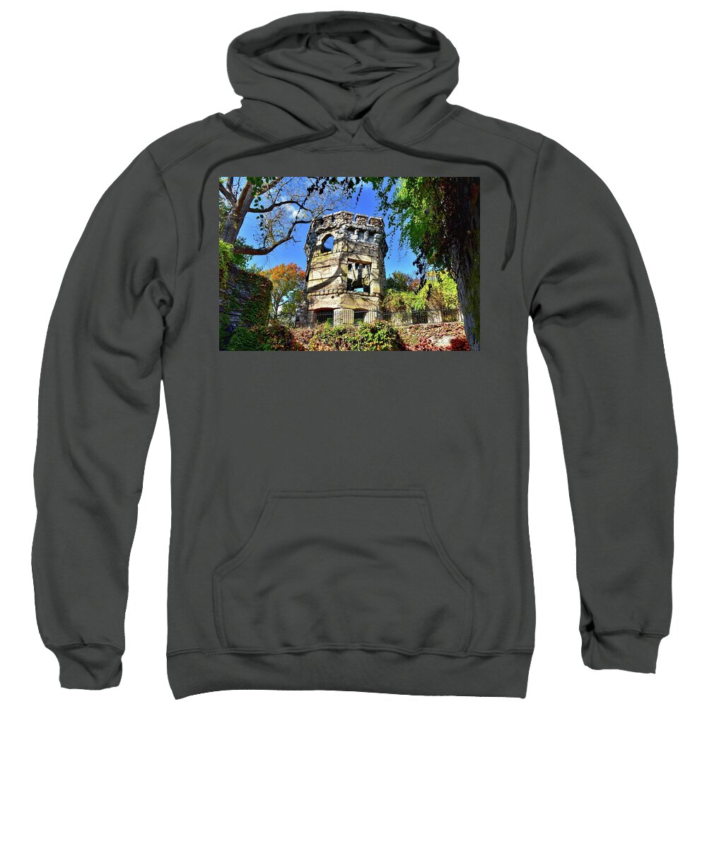 Bancroft Sweatshirt featuring the photograph Bancroft's Castle by Monika Salvan