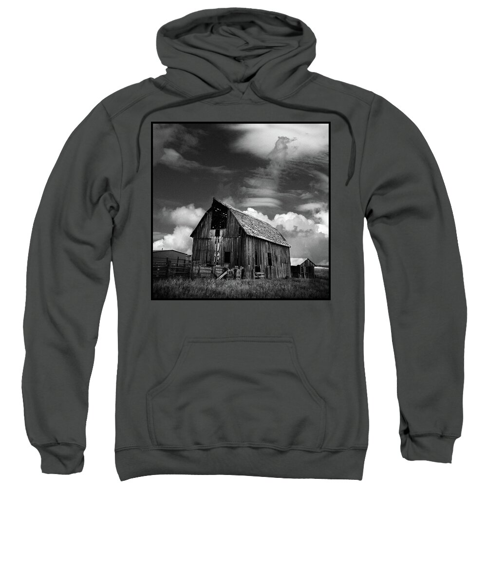 Landscape Sweatshirt featuring the photograph Barn in America by WonderlustPictures By Tommaso Boddi