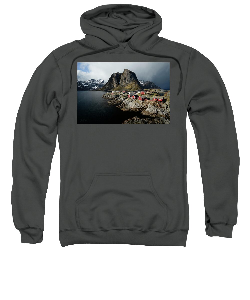 Festhelltinden Mountain Sweatshirt featuring the photograph Before the Storm by James Covello