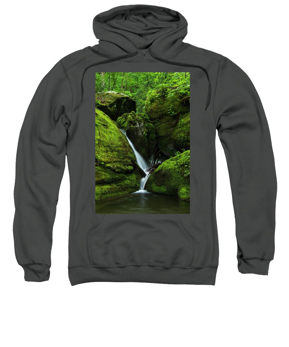 Great Smoky Mountains National Park Sweatshirt featuring the photograph Below 1000 Drips 1 by Melissa Southern