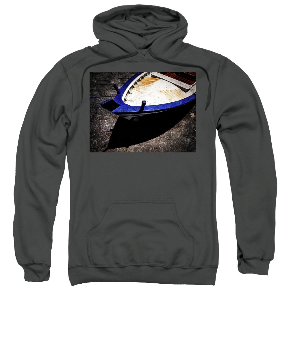 Rowboat Sweatshirt featuring the photograph Boats in the sun #2 by Al Fio Bonina