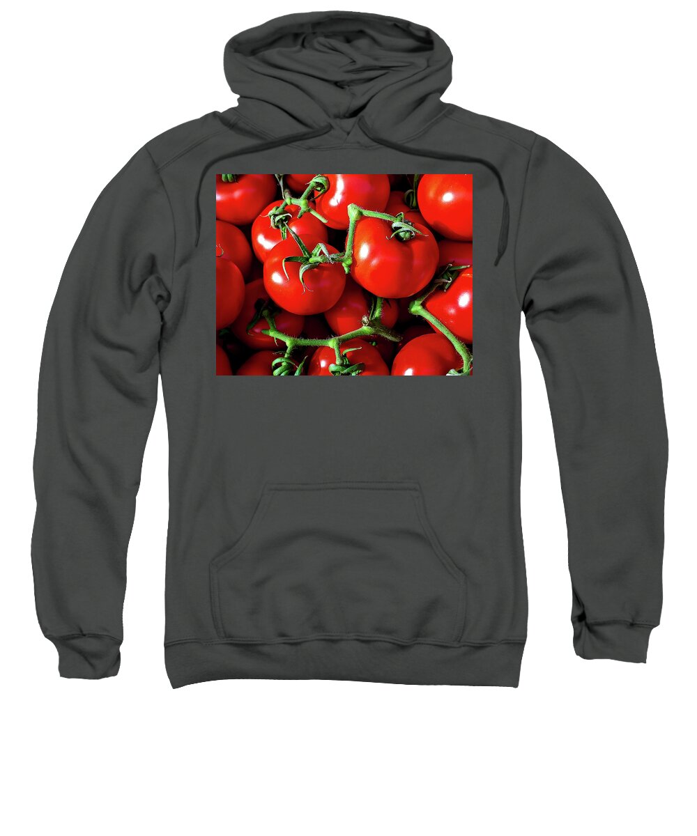 Agriculture Sweatshirt featuring the photograph Brilliant red by Robert Miller