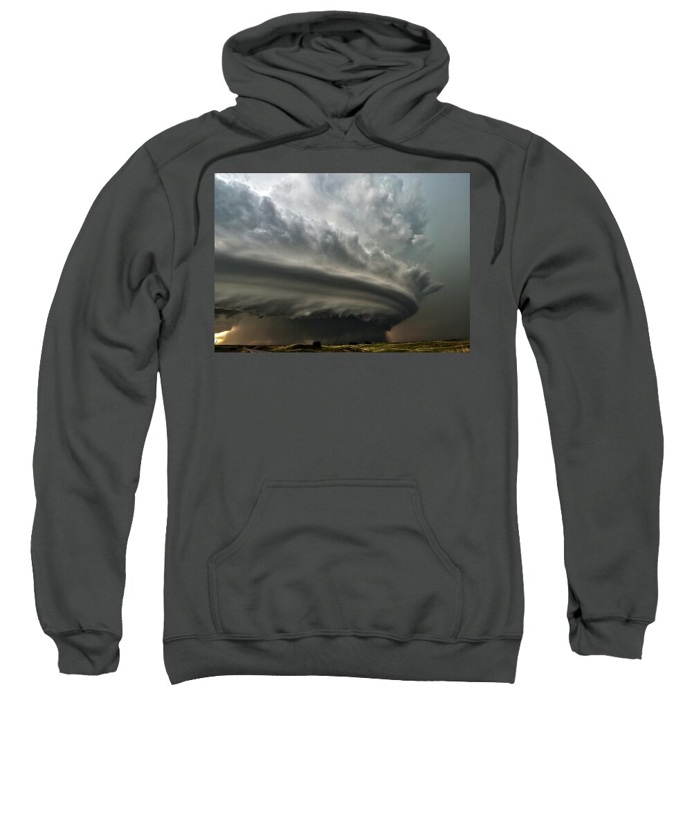 Weather Sweatshirt featuring the photograph Burwell, Nebraska by Colt Forney