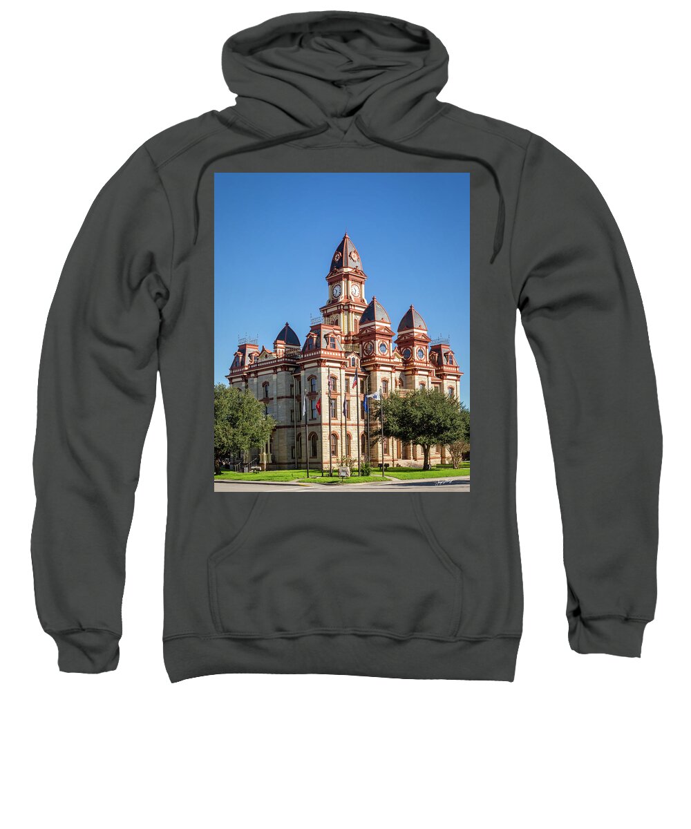 Caldwell County Courthouse Sweatshirt featuring the photograph Caldwell County Courthouse by Jurgen Lorenzen