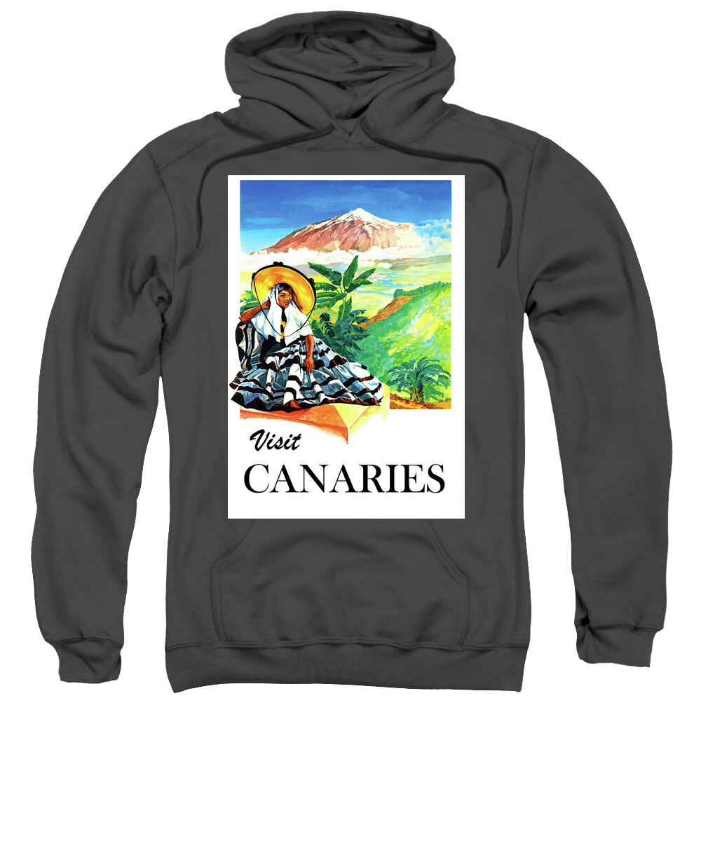 Canaries Sweatshirt featuring the digital art Canaries by Long Shot