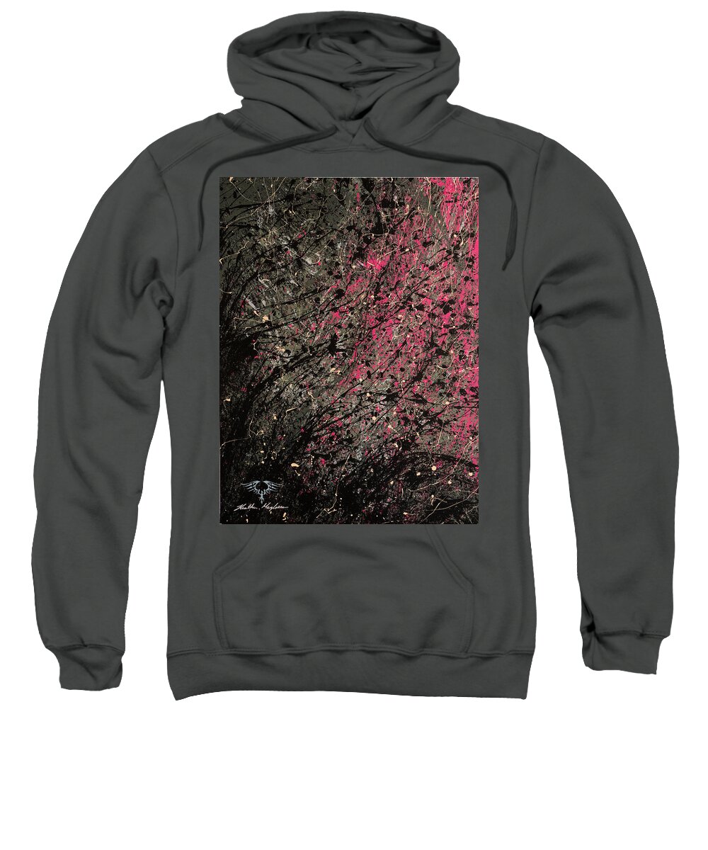 Abstract Sweatshirt featuring the painting Catch Tango by Heather Meglasson Impact Artist