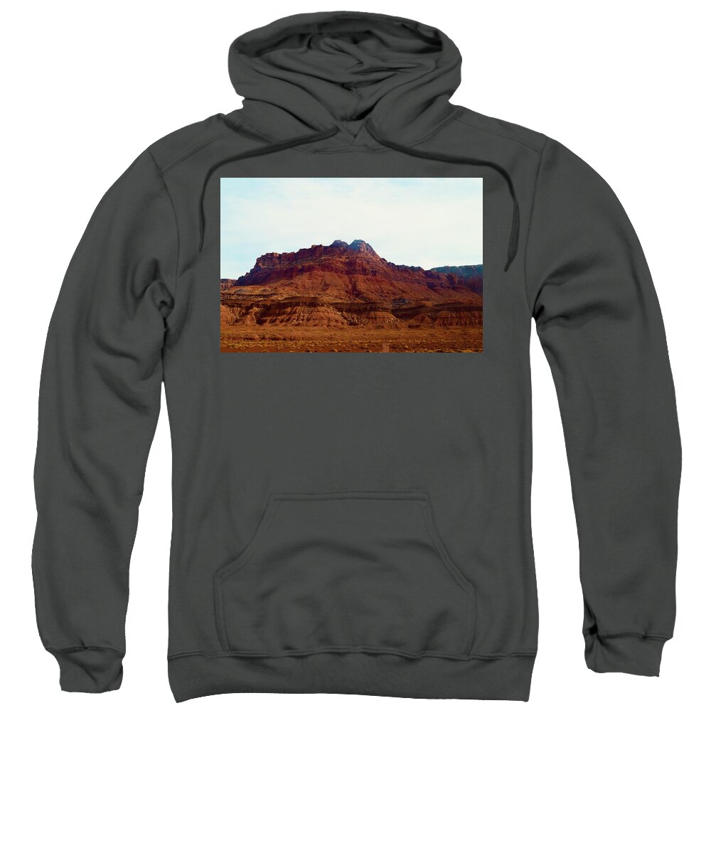 Lees Sweatshirt featuring the photograph Permo-Triassic unconformity -Lee's Ferry by Bnte Creations