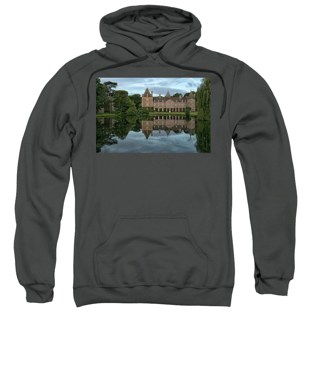 France Sweatshirt featuring the photograph Chateau de Tocqueville by Lisa Chorny