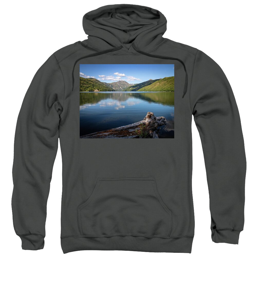 2019 Sweatshirt featuring the photograph Coldwater Lake by Gerri Bigler