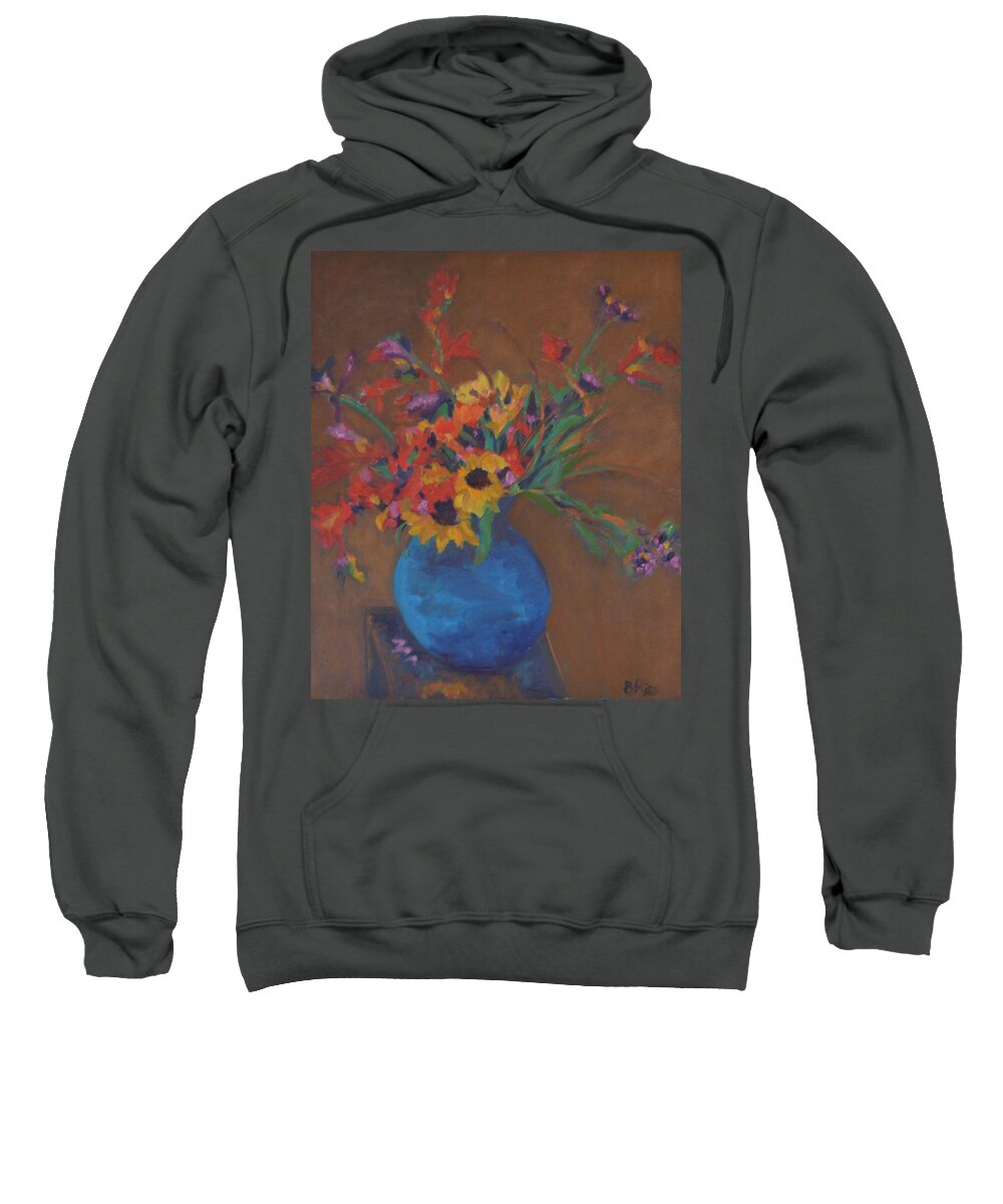 Still Life Sweatshirt featuring the painting Colors by Beth Riso