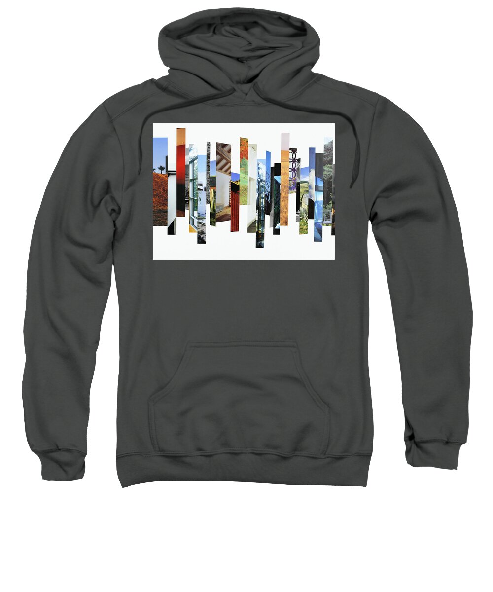 Collage Sweatshirt featuring the photograph Crosscut#116 by Robert Glover