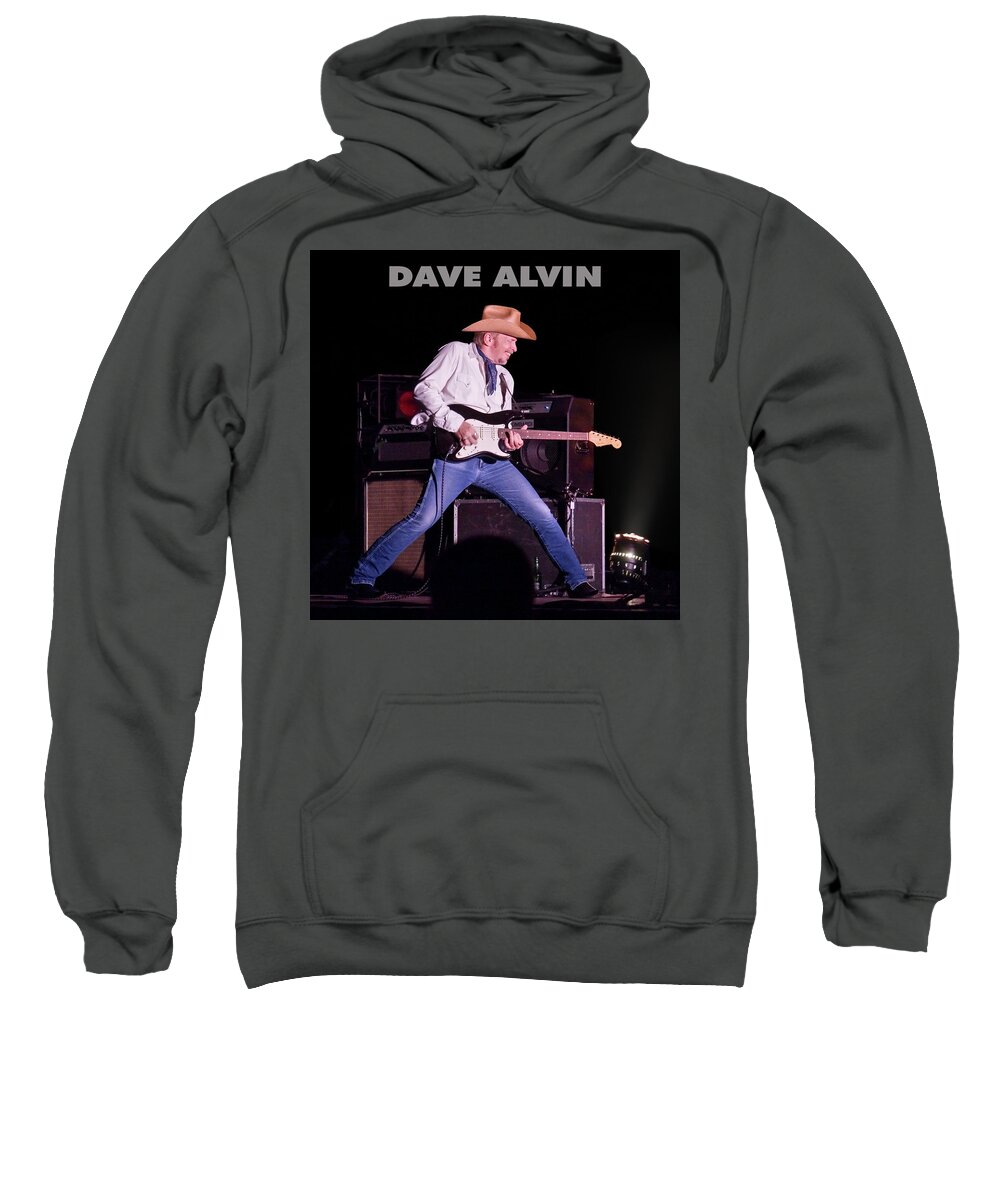 Rock And Roll Sweatshirt featuring the photograph Dave Alvin 1 by Micah Offman