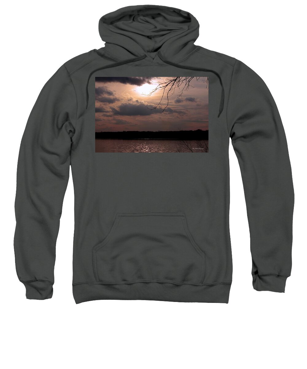 Sunset Sweatshirt featuring the photograph Day's End by Mary Walchuck
