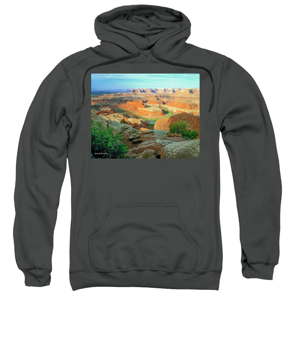 Canyon Sweatshirt featuring the photograph Dead Horse Point Utah by Randy Bradley