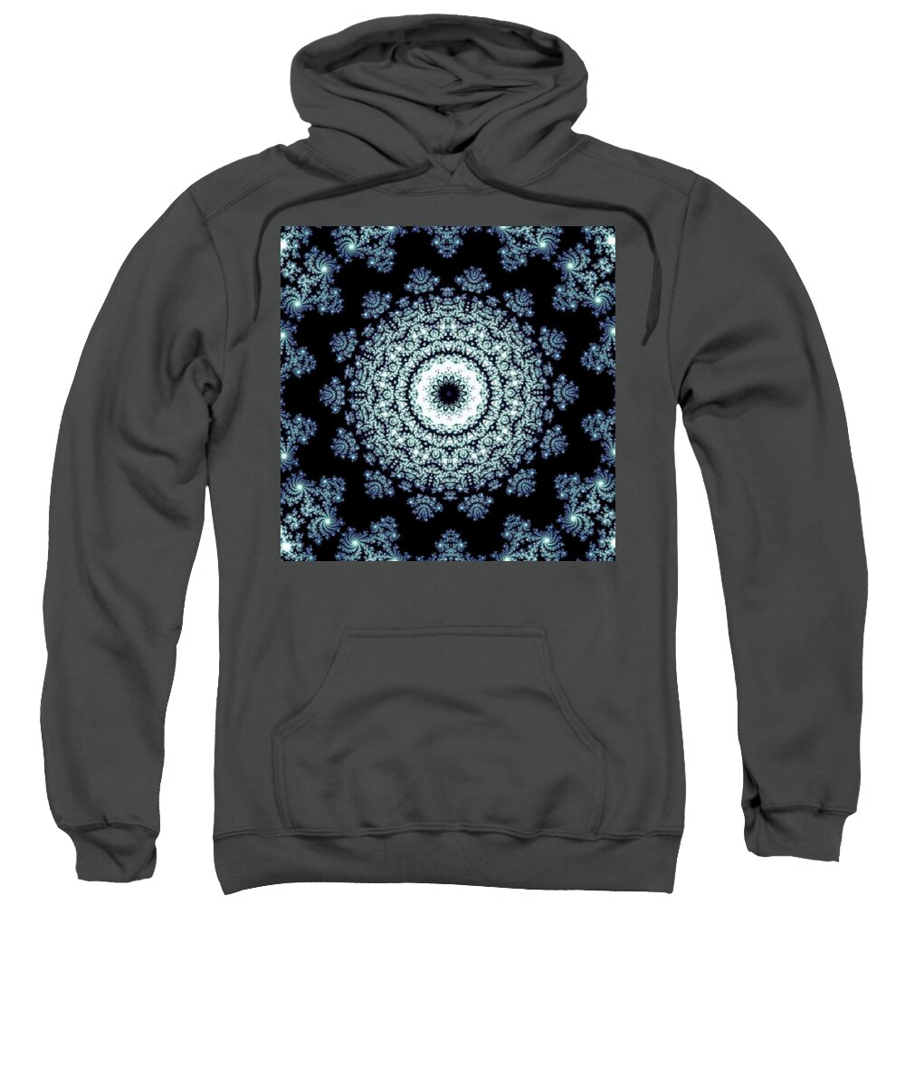 Winter Sweatshirt featuring the digital art December Storm by Designs By L