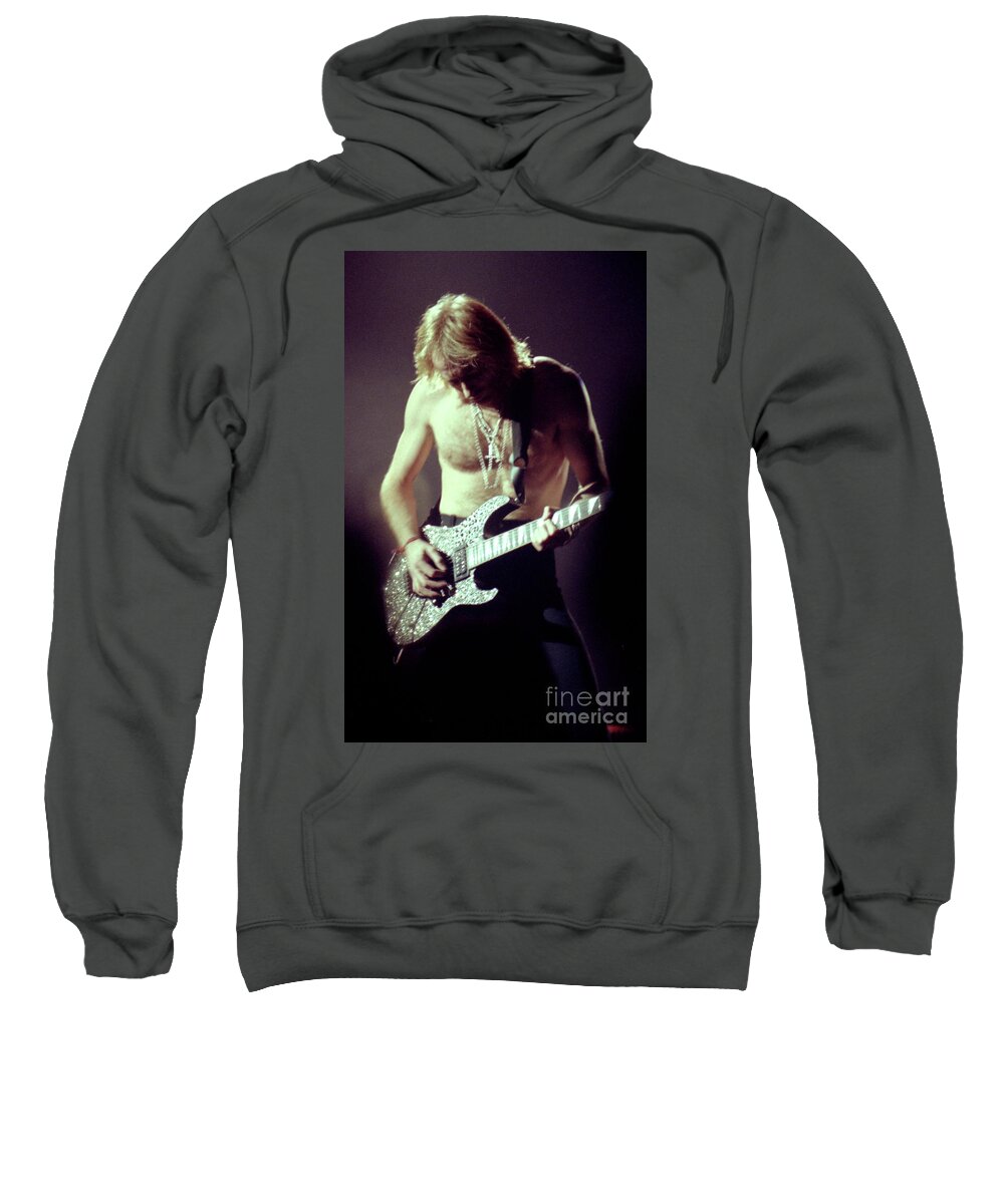 Def Leppard Sweatshirt featuring the photograph Def Leppard-92-5A-Phil by Gary Gingrich Galleries
