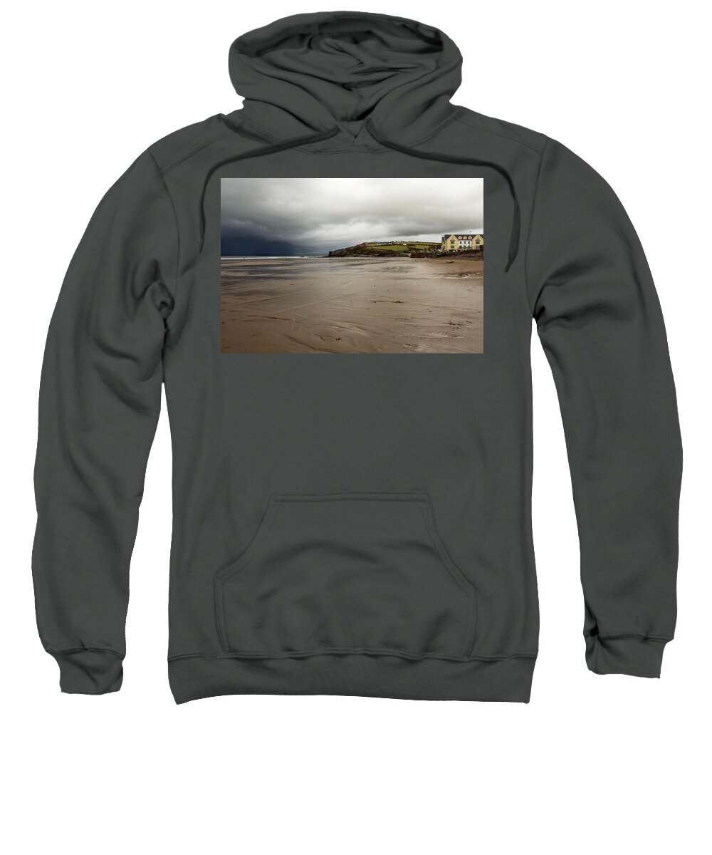 Landscape Sweatshirt featuring the photograph Dodging the Storm by Ruth Crofts Photography
