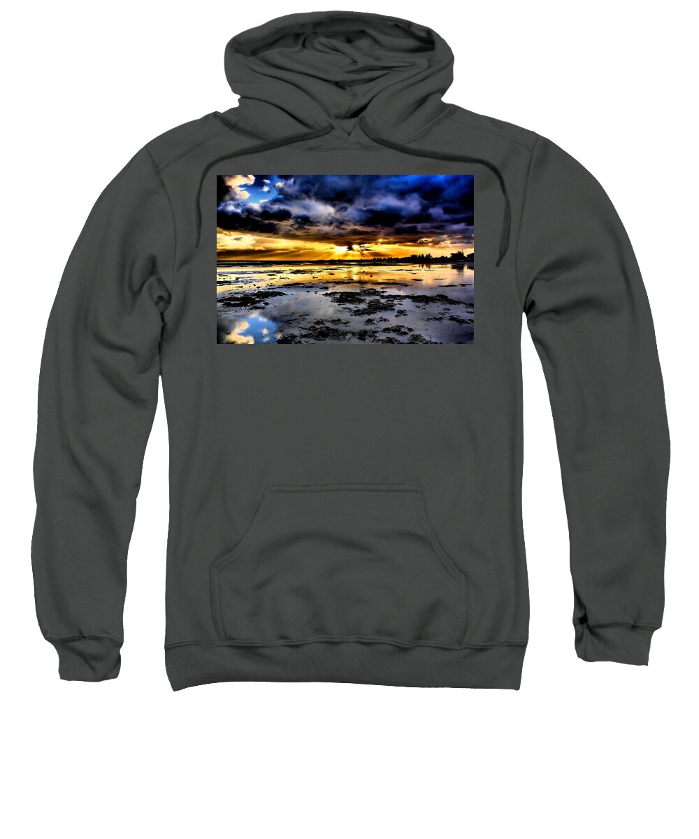 Sunset Sweatshirt featuring the photograph Dramatic Sunset by Montez Kerr