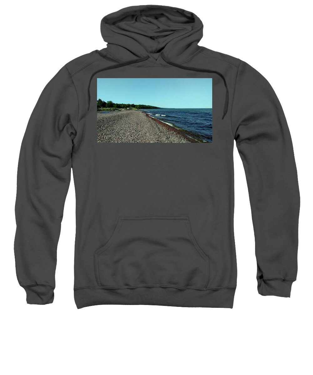 Eagle River Sweatshirt featuring the photograph Eagle River by Fred Larucci