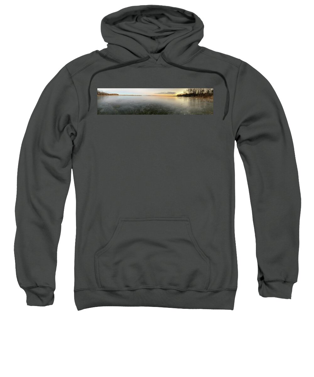 Ice Sweatshirt featuring the photograph Early Winter Ice by Michelle Mahnke