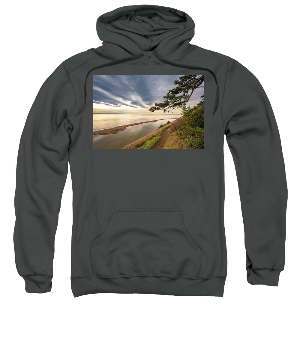Trail Sweatshirt featuring the photograph Ebey Bluff Trail by Gary Skiff