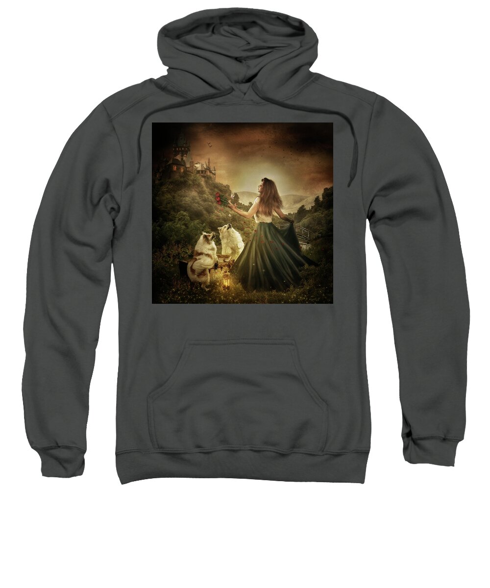 Woman Sweatshirt featuring the digital art Enchantment by Maggy Pease