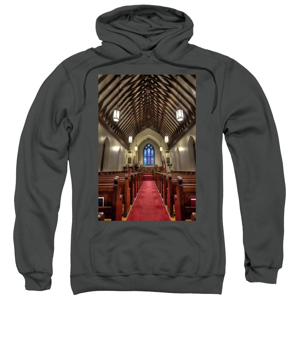 Church Sweatshirt featuring the photograph Episcopal Church of the Good Shepherd by Michael Ash