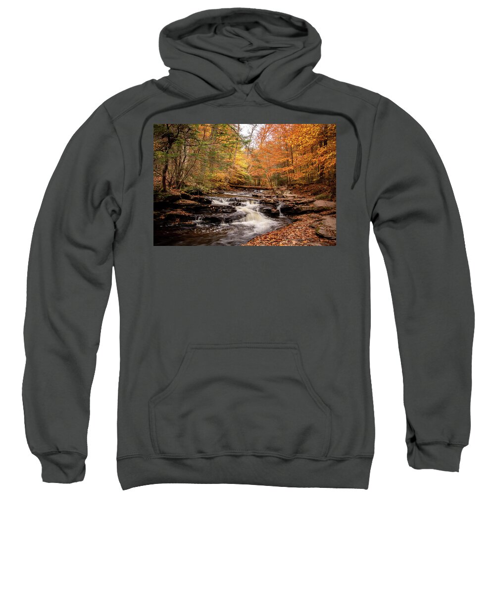 Fall Sweatshirt featuring the photograph Fall Along the Glen Leigh by Rose Guinther