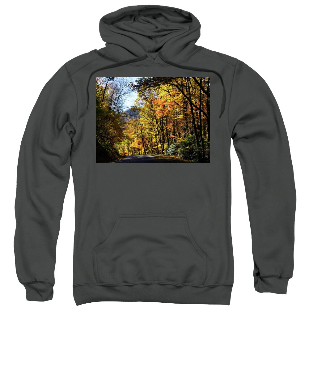 Blue Ridge Parkway Sweatshirt featuring the photograph Fall on the Blue Ridge Parkway by Charles Floyd