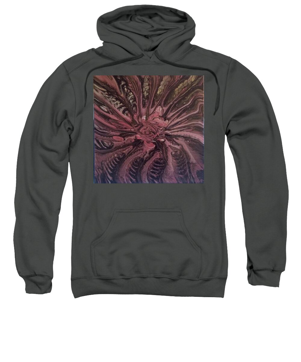 Acrylic Sweatshirt featuring the painting Feathers by Pour Your heART Out Artworks